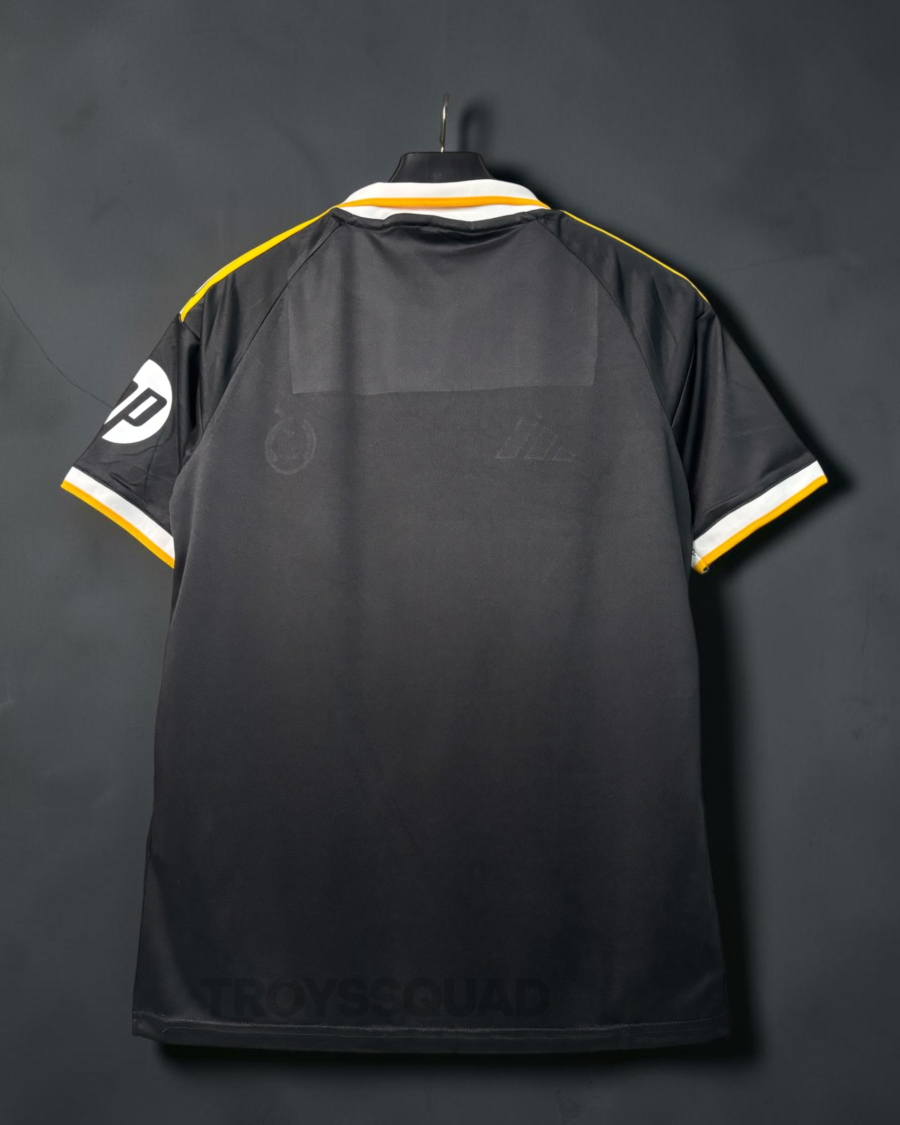 Real Madrid Black Yellow Polo.-4 Real Madrid Black and Yellow Polo